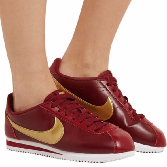 burgundy cortez shoes